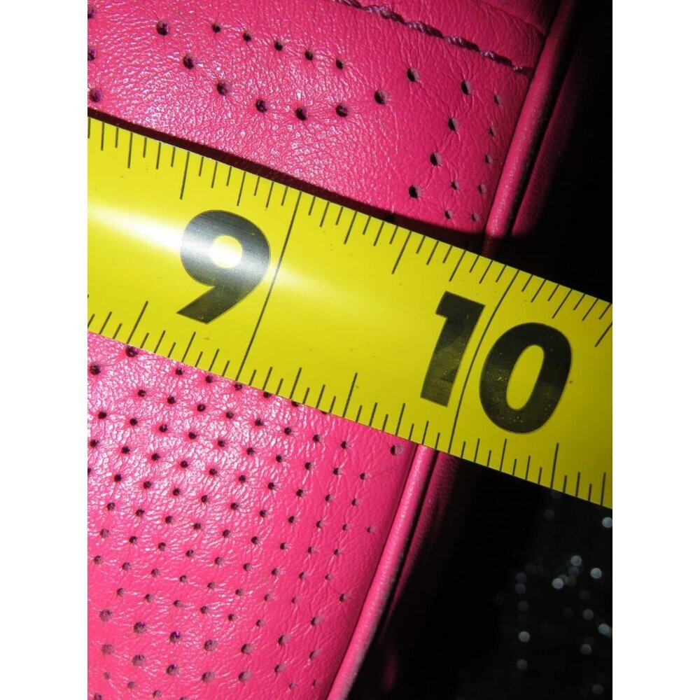 Coach Pink Sis Signature C Perforated Leather F21938 Double Handle Carryall Tote - Picture 12 of 12